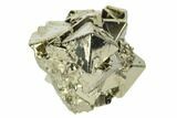 Octahedral Pyrite Crystal Cluster - Peru #173501-1